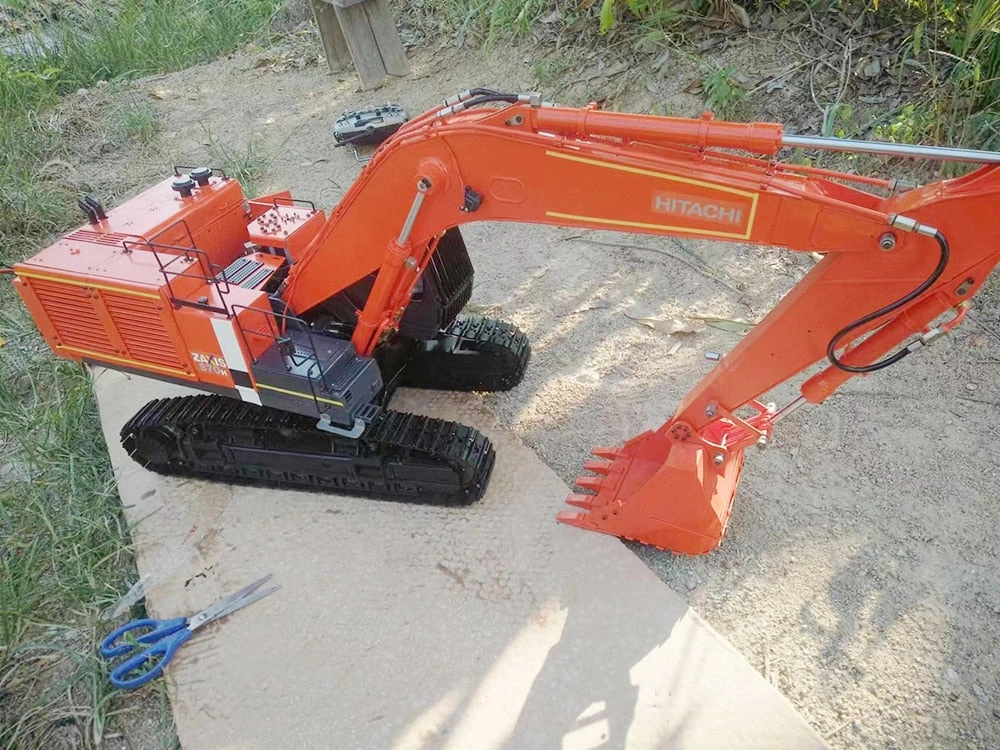 Hitachi 870 Excavator Model RC Car Metal Toy Adult Collector