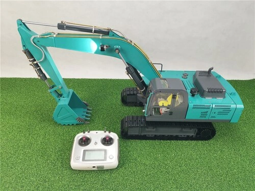 1/12 RC Hydraulic Excavator - Powerful Brushless Metal Model Car Toy!